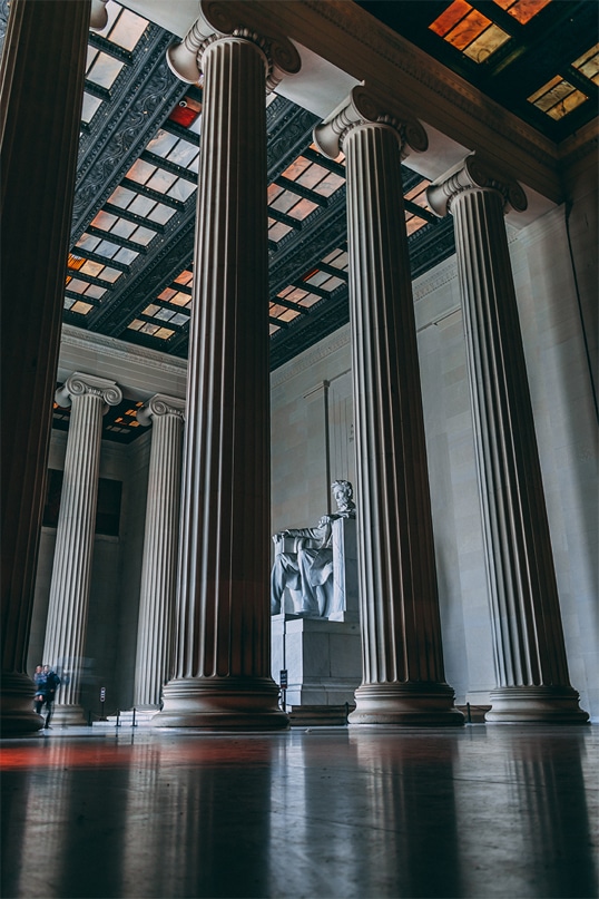 Lincoln Memorial Pillars Washington DC copy Lincoln Memorial Pillars Washington DC copy